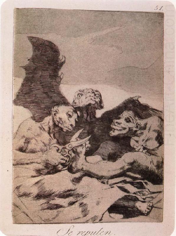 Se Repulen, Francisco Goya